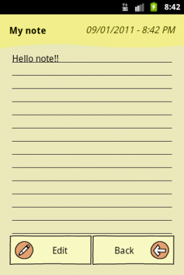 QuickNote блокноте заметки