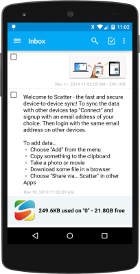 Scatter Clipboard &- File Sync