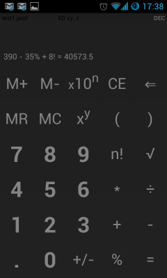 Make your calculator