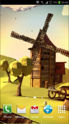 Paper Windmills 3D Free lwp