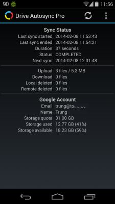 Autosync for Google Drive