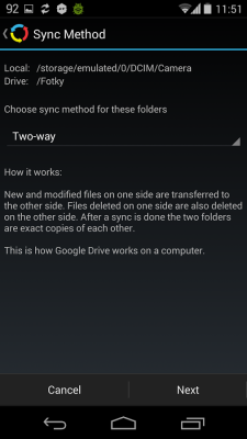 Autosync for Google Drive