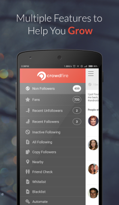 Crowdfire for Instagram growth