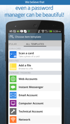 oneSafe | password manager