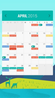Month: виджет календаря