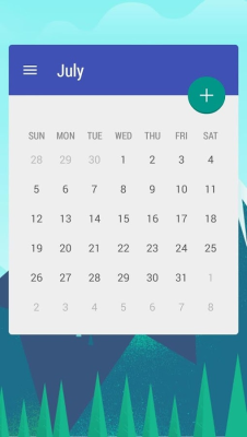 Month: виджет календаря