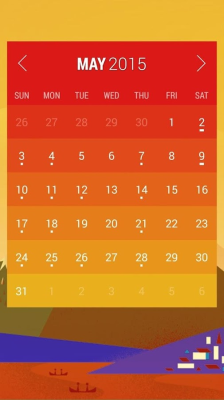 Month: виджет календаря