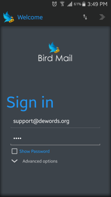 Bird Mail Email App