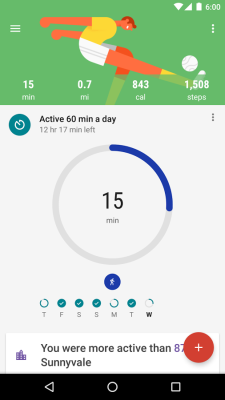 Google Fit – фитнес-трекер