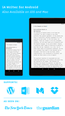 iA Writer: Note, write, edit.