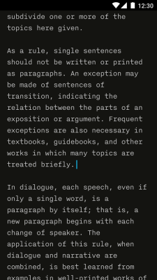 iA Writer: Note, write, edit.