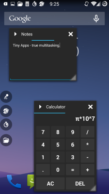 Tiny Apps (multiwindow)