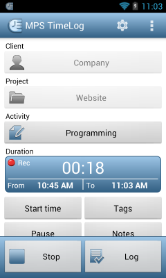 MPS TimeLog Free
