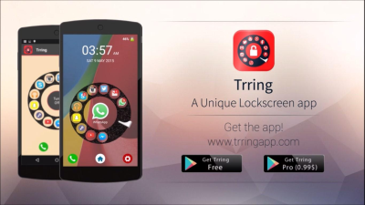 Trring- Launcher on Lockscreen