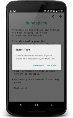 Monospace - Writing and Notes
