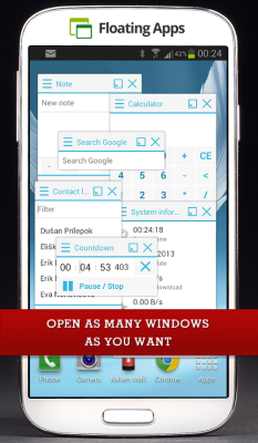 Floating Apps (multitasking)