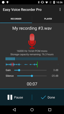 Easy Voice Recorder Pro