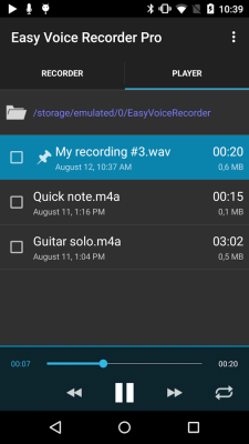 Easy Voice Recorder Pro