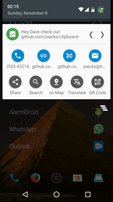 Clipboard Actions