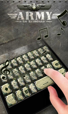Army GO Keyboard Theme &- Emoji