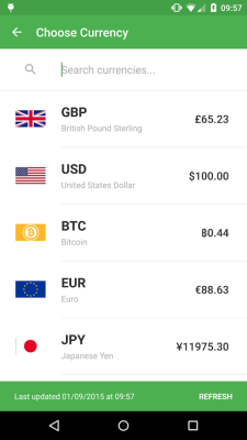 Flip Currency Converter
