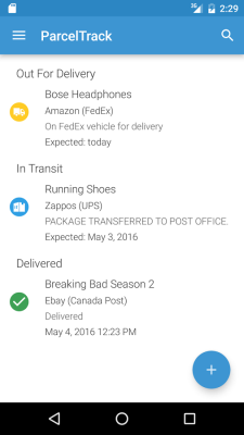 ParcelTrack - Package Tracker