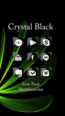 ADW Theme Crystal Black HD