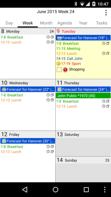 CalenGoo - Calendar and Tasks