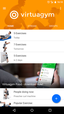 Virtuagym Fitness - Home &- Gym