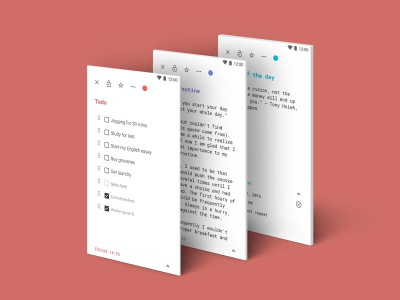 Material Notes: Colorful notes