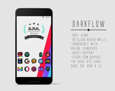 DarkFlow - Icon Pack