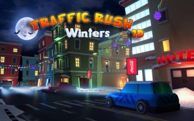 Зимнее безумие на дорогах 3D / Traffic rush winters 3D