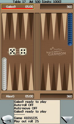 Нарды онлайн / JagPlay Backgammon online