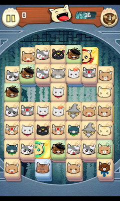 Маджонг. Голодный Кот / Hungry Cat. Mahjong